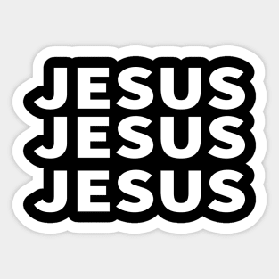 Jesus Name Above All Name Cool Inspirational Christian Sticker